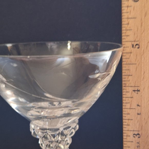 Vintage Tiffin-Franciscan 4.75" Cocktail Glasses ROSE MARIE -Set of 2 - Picture 6 of 6